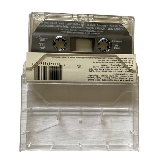 Christmas Country Rock Tanya Tucker Eddie Rabbitt  u Lacy J Dalton Music Cassett - Picture 4 of 4